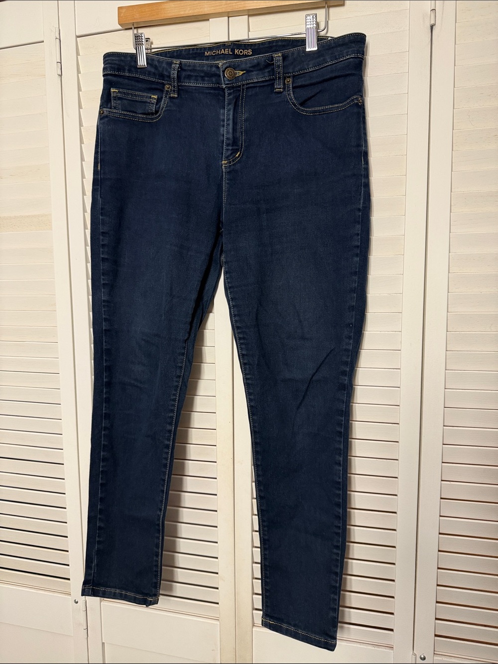 Michael Kors Women's Dark Indigo Skinny Jeans